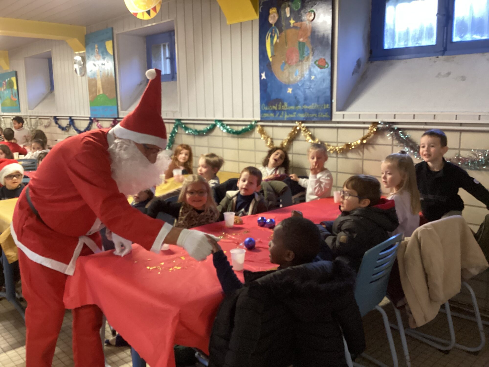 Repas et goûter de Noël